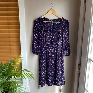 Daniel Rainn Tulip Print Tie Dress